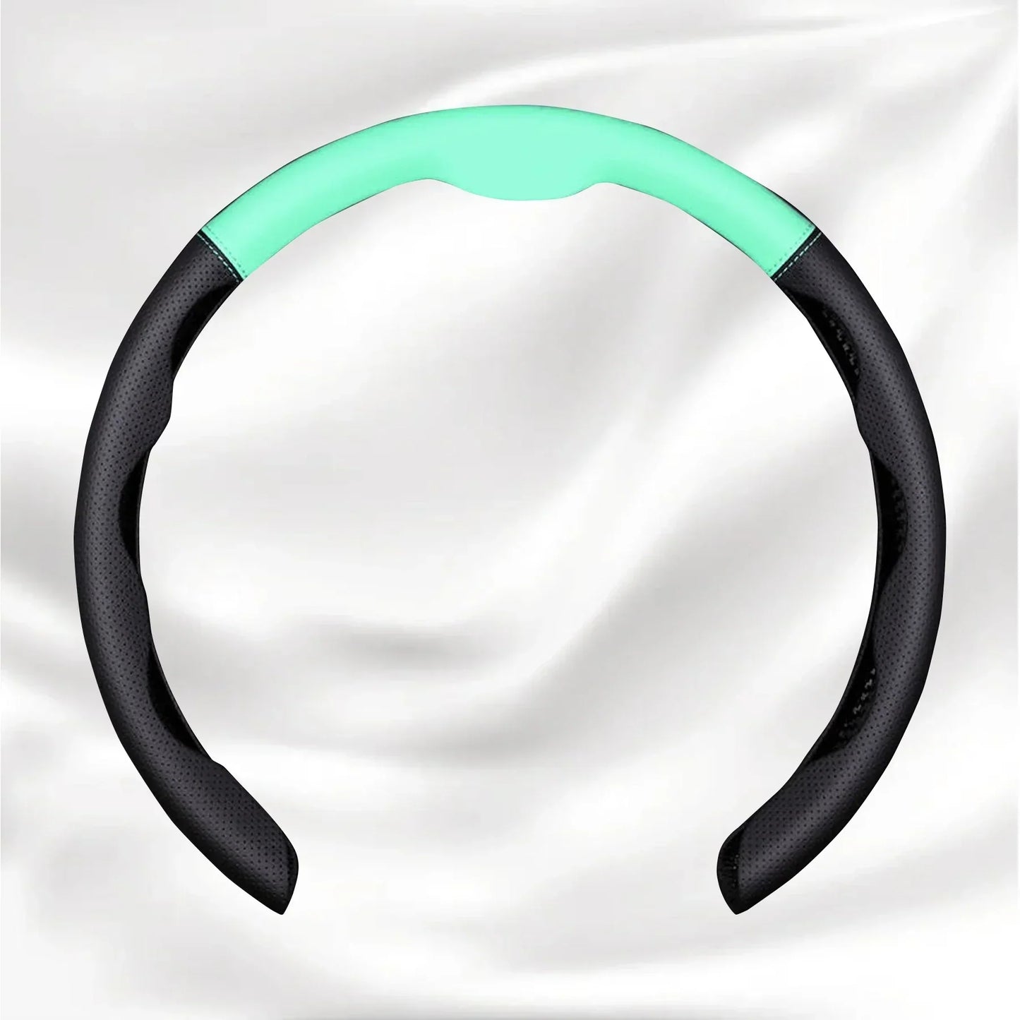 Nexi Customized Car Logo Breathable Ultra-thin 5D Leather & Carbon Car Steering Wheel Cover Universal Fit